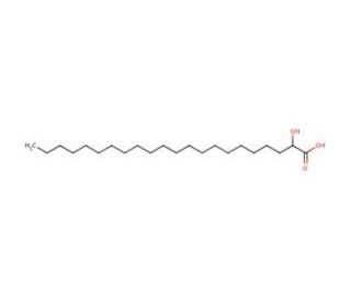 DL-&alpha;-Hydroxybehenic acid (CAS 13980-14-8) - chemical structure image