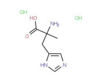 DL-&alpha;-Methylhistidine dihydrochloride (CAS 32381-18-3) - chemical structure image
