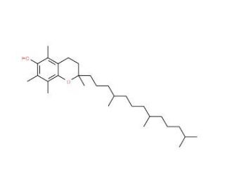DL-&alpha;-Tocopherol (CAS 10191-41-0) - chemical structure image