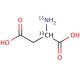 DL-Aspartic acid-1-13C (CAS 137168-39-9) - chemical structure image