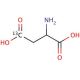DL-Aspartic acid-3-13C (CAS 202326-56-5) - chemical structure image