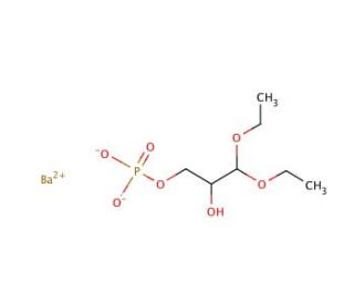 DL-Glyceraldehyde 3-phosphate diethyl acetal barium salt (CAS 93965-35-6) - chemical structure image