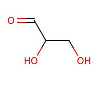 DL-Glyceraldehyde, dimer (CAS 23147-59-3) - chemical structure image