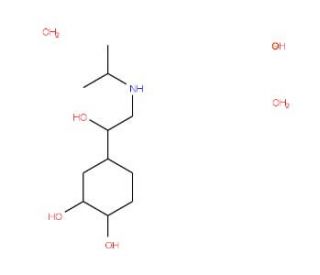 DL-Isoproterenol Hemisulfate (CAS 6078-56-4) - chemical structure image