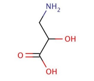 DL-Isoserine (CAS 565-71-9) - chemical structure image