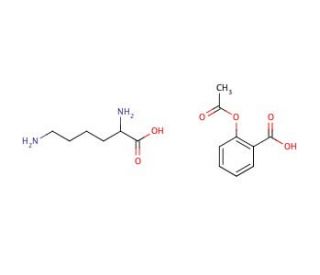 DL-Lysine Acetylsalicylate (CAS 62952-06-1) - chemical structure image