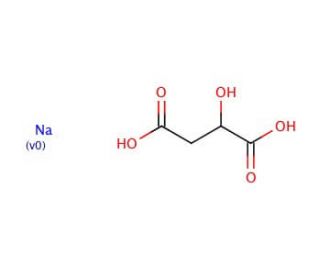 DL-Malic acid disodium salt (CAS 676-46-0) - chemical structure image