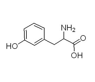 DL-meta-tyrosine (CAS 775-06-4) - chemical structure image