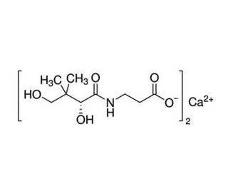 DL-pantothenic acid calcium salt (CAS 63409-48-3) - chemical structure image