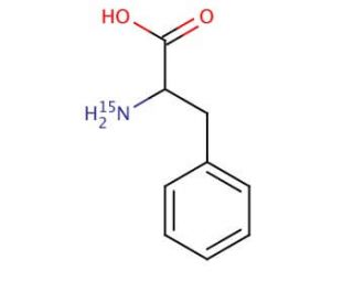 DL-Phenylalanine-15N (CAS 81387-53-3) - chemical structure image