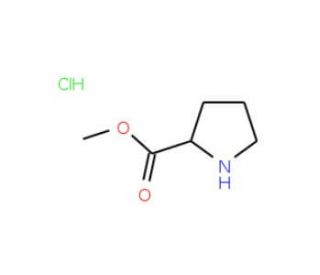 DL-Proline methyl ester hydrochloride (CAS 79397-50-5) - chemical structure image
