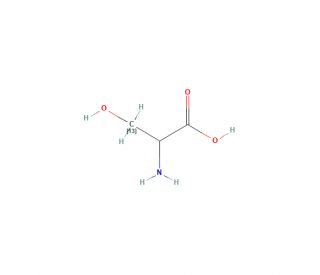 DL-Serine-3-13C - chemical structure image