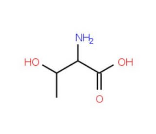 DL-Threonine (CAS 80-68-2) - chemical structure image