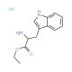 DL-Tryptophan ethyl ester hydrochloride (CAS 6519-67-1) - chemical structure image