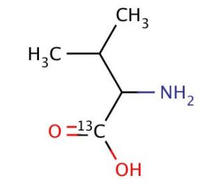 DL-Valine-1-13C (CAS 152840-81-8) - chemical structure image