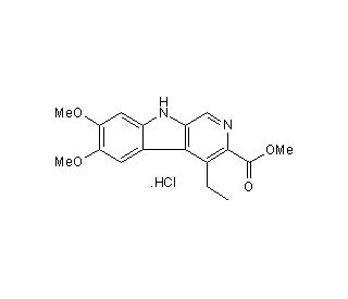 DMCM hydrochloride (CAS 82499-00-1) - chemical structure image