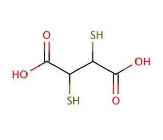 DMSA (Meso-2,3-dimercaptosuccinic acid) (CAS 304-55-2) - chemical structure image