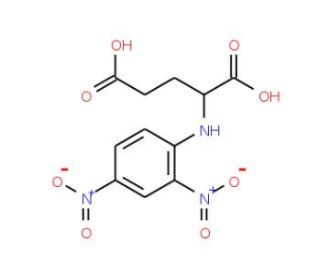 DNP-DL-glutamic acid (CAS 1655-48-7) - chemical structure image