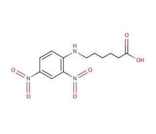 DNP-&epsilon;-amino-n-caproic acid (CAS 10466-72-5) - chemical structure image 