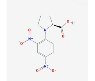 DNP-L-proline (CAS 1655-55-6) - chemical structure image
