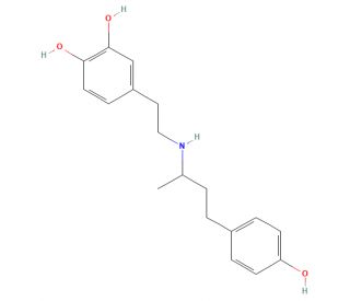 Dobutamine (CAS 34368-04-2) - chemical structure image