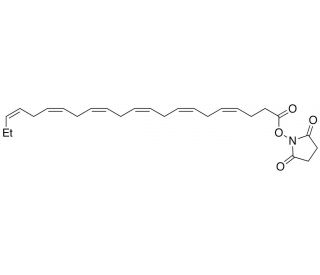 Docosahexaenoic Acid N-Succinimide (CAS 160801-26-3) - chemical structure image