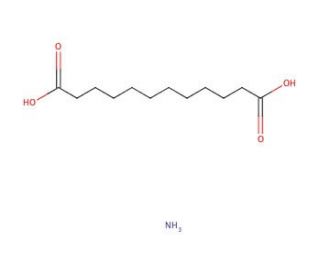 Dodecanedioic acid diammonium salt (CAS 72447-43-9) - chemical structure image