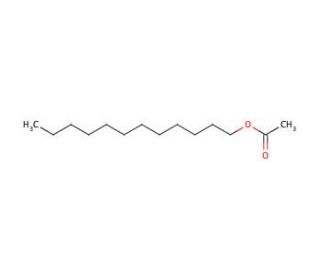 Dodecyl acetate (CAS 112-66-3) - chemical structure image
