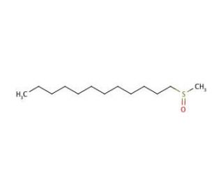 Dodecyl methyl sulfoxide (CAS 3079-30-9) - chemical structure image