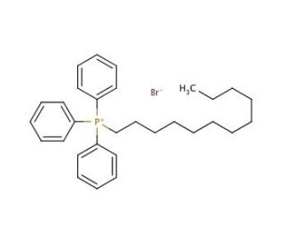 Dodecyltriphenylphosphonium bromide (CAS 15510-55-1) - chemical structure image