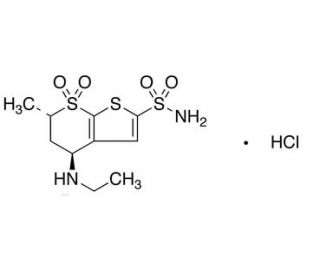 Dorzolamide Hydrochloride (CAS 130693-82-2) - chemical structure image