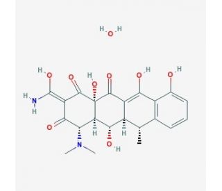 Doxycycline monohydrate (CAS 17086-28-1) - chemical structure image