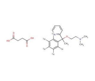 Doxylamine Succinate (CAS 562-10-7) - chemical structure image