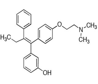 Droloxifene (CAS 82413-20-5) - chemical structure image