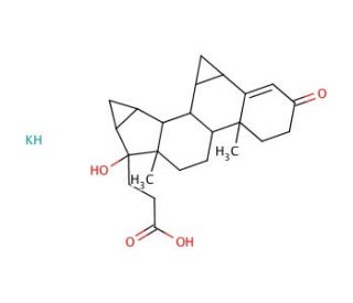 Drospirenone Acid Potassium Salt (CAS 90704-90-8) - chemical structure image