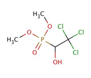 Dylox (CAS 52-68-6) - chemical structure image