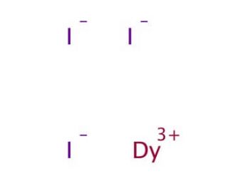 Dysprosium(III) iodide (CAS 15474-63-2) - chemical structure image