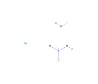 Dysprosium(III) nitrate (CAS 10031-49-9) - chemical structure image