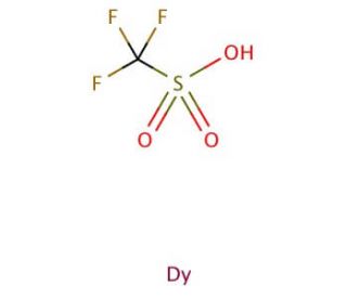 Dysprosium(III) trifluoromethanesulfonate (CAS 139177-62-1) - chemical structure image