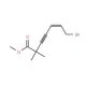 E-1-Bromo-6,6-dimethyl-6-methylcarboxylate-2-en-4-yne - chemical structure image