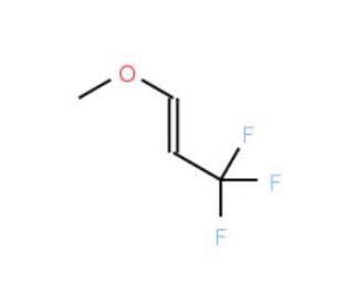 (E)-1-Methoxy-3,3,3-trifluoropropene (CAS 26885-71-2) - chemical structure image
