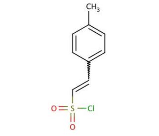 (E)-2-(4-methylphenyl)ethene-1-sulfonyl chloride - chemical structure image