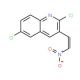 E-2,6-Dichloro-3-(2-nitro)vinylquinoline (CAS 182050-35-7) - chemical structure image