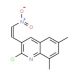 E-2-Chloro-6,8-dimethyl-3-(2-nitro)vinylquinoline (CAS 1031929-41-5) - chemical structure image