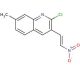 E-2-Chloro-7-methyl-3-(2-nitro)vinylquinoline (CAS 182050-17-5) - chemical structure image