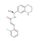(E)-3-(2-Fluorophenyl)-N-((S)-1-(3,4-dihydro-2H-benzo[1,4]oxazin-6-yl)-ethyl]acrylamide (CAS 697287-48-2) - chemical structur