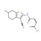 (E)-3-(3-Cyano-6-methyl-4,5,6,7-tetrahydro-benzo[b]thiophen-2-ylcarbamoyl)-acrylic acid - chemical structure image