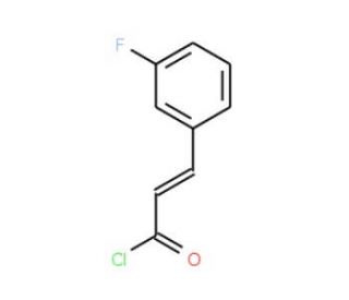 (E)-3-(3-Fluoro-phenyl)-acryloyl chloride - chemical structure image