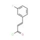(E)-3-(3-Fluoro-phenyl)-acryloyl chloride - chemical structure image
