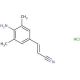 (E)-3-(4-Amino-3,5-dimethylphenyl)acrylonitrile Hydrochloride - chemical structure image